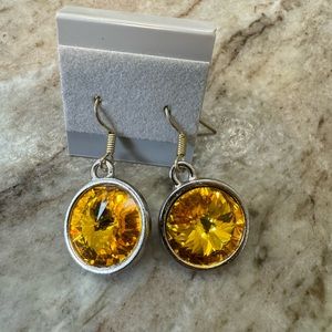 Sunflower Rivoli Earrings